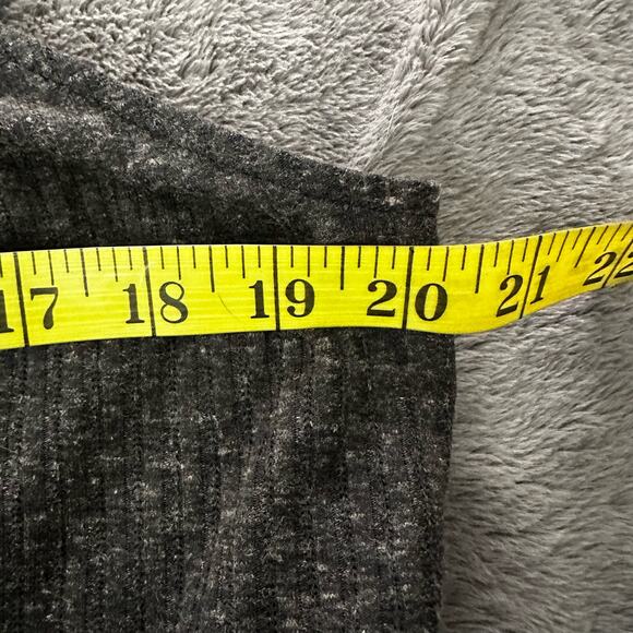 FREE PEOPLE BEACH Womens Tunic Dress Rosaline Ruffle Tier Bohemian Gray SMALL - Picture 7 of 9